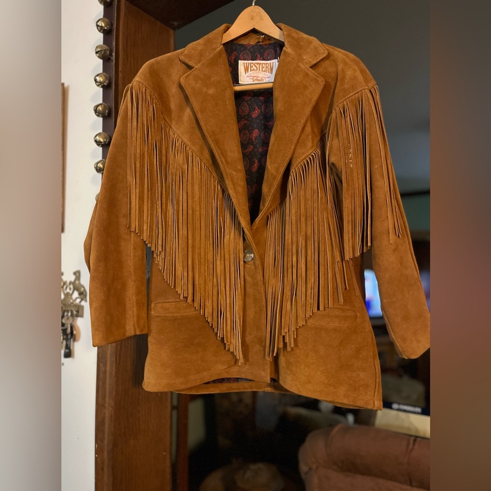 RARE 1980s SCHOTT Western Suede jacket